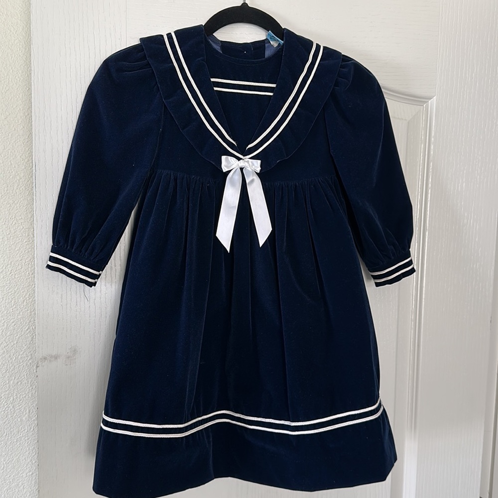 Nordstrom Navy Blue Formal Kids Dress